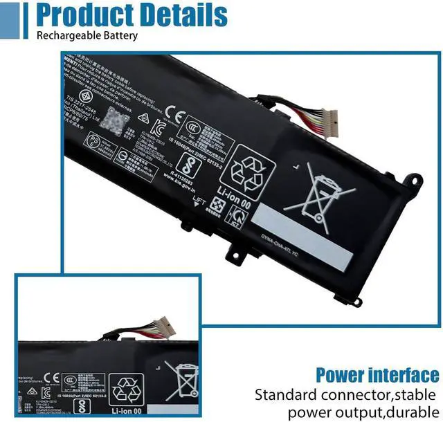 Alt view image 3 of 6 - RX03XL Laptop Battery Replacement for HP EliteBook 660 640 645 630 G11 ProBook 465 445 440 460 G11 Series N78704-005 TPN-DB1Z N70706-005 N69453-CF1 HSTNN-WB0H 11.58V 56.04Wh 4646mAh