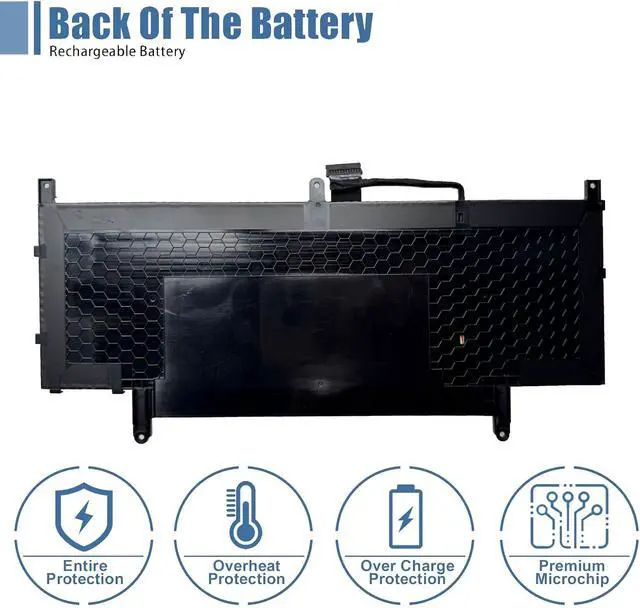 Alt view image 4 of 6 - N7HT0 Laptop Battery Replacement for Dell Latitude 9510 2-in-1 Latitude 9510 9520 P94F P95F P95F001 Series TVKGH V5K68 N2NLL HYMNG 08NFC7 N2NLL N7HTO 0PKW00 089GNG 0HYMNG 7.6V 52Wh 6500mAh