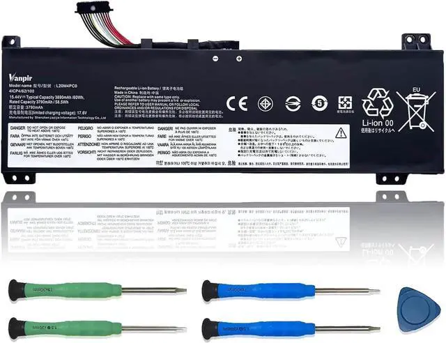 Main image of L20M4PC0 L20L4PC0 Laptop Battery Replacement for Lenovo Ideapad Gaming 3-15ACH6 Legion 5-15ITH6 15ACH6A 15ACH6H 15ITH6H 15ACH6 Series 5B11B48816 L20D4PC0 5B11B48819 L20C4PC0 5B11B48827