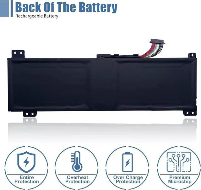 Alt view image 4 of 7 - L20M4PC0 L20L4PC0 Laptop Battery Replacement for Lenovo Ideapad Gaming 3-15ACH6 Legion 5-15ITH6 15ACH6A 15ACH6H 15ITH6H 15ACH6 Series 5B11B48816 L20D4PC0 5B11B48819 L20C4PC0 5B11B48827