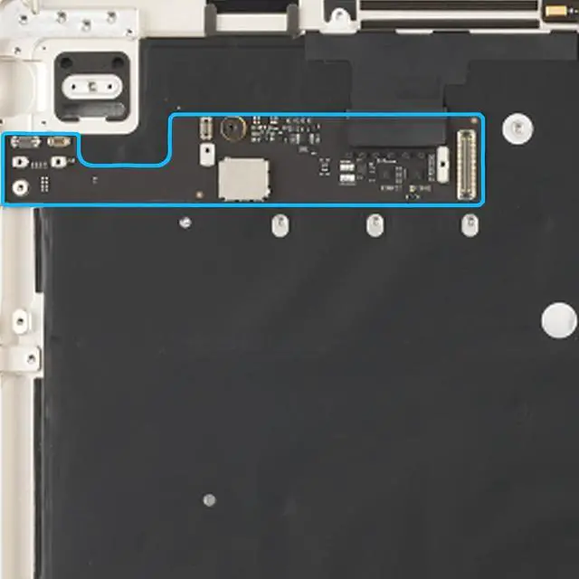 Alt view image 2 of 7 - A3240 Interposer Board w/Cable for MacBook Air Retina (M4,13-inch,2025) Touchpad Trackpad and Keyboard Audio Connector Daughter Board 820-03638-03