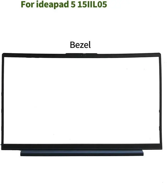 Alt view image 5 of 7 - New Replacement LCD Back Cover Front Bezel Hinges Hinge Caps with 6 Screws for Lenovo IdeaPad 5 15IIL05 15ITL05 15ARE05 81YK 81YQ 5CB0Z31048 5B30S18942 5H50S28942 5CB0X56071 5S10S35085 (Blue)