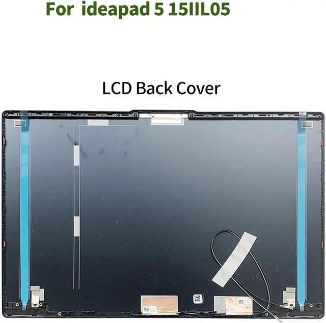 Alt view image 3 of 7 - New Replacement LCD Back Cover Front Bezel Hinges Hinge Caps with 6 Screws for Lenovo IdeaPad 5 15IIL05 15ITL05 15ARE05 81YK 81YQ 5CB0Z31048 5B30S18942 5H50S28942 5CB0X56071 5S10S35085 (Blue)