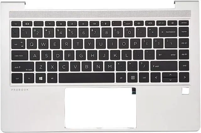 Main image of New Replacement for HP Probook 440 G10 445 G10 Laptop Upper Case Palmrest Non-Backlit Keyboard Assembly Part N42405-001 N42406-001 Silver (Probook 440 445 G10 Non-Backlit Keyboard)