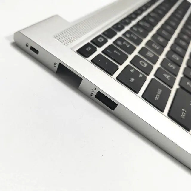 Alt view image 7 of 7 - New Replacement for HP Probook 440 G10 445 G10 Laptop Upper Case Palmrest Non-Backlit Keyboard Assembly Part N42405-001 N42406-001 Silver (Probook 440 445 G10 Non-Backlit Keyboard)