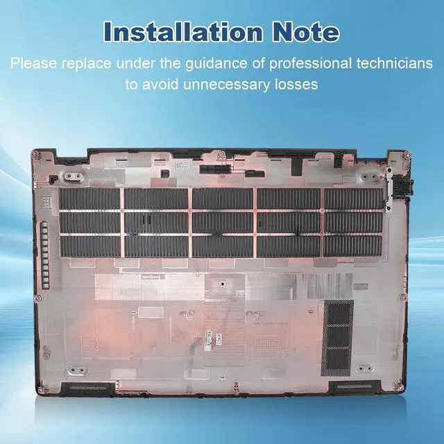 Alt view image 6 of 7 - Shock Proof Replacement Bottom Cover for Latitude 5510 E5510 Laptops, Laptop Bottom Cover with Openings Heat Dissipation Holes for Laptops
