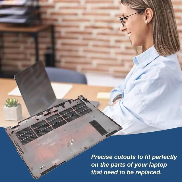Alt view image 5 of 7 - Shock Proof Replacement Bottom Cover for Latitude 5510 E5510 Laptops, Laptop Bottom Cover with Openings Heat Dissipation Holes for Laptops