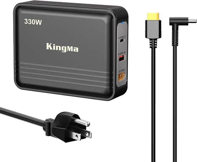 Main image of King Ma GaN Laptop Charger 3-Port Portable Charger Fast USB Charging Station for Multiple Devices for Gaming and Engineering Laptops for HP HyperX Omen Pro 15 2026/Omen 15 16 17/Pavilion 15 17 16