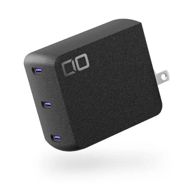 Main image of 140W USB-C Charger Block, Compact USB-C 3-Port GaN Charger High Wattage PD 3.1 Fast Charging Adapter for MacBook Pro, Windows Laptop, iPhone 15/16, Android, Tablet, NovaPort Trio II 140W (Black)