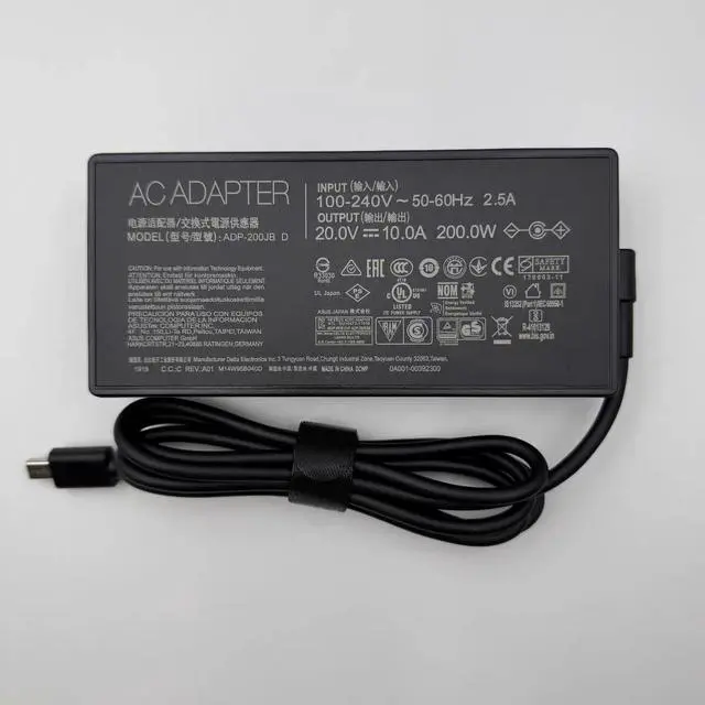 Main image of 20V 10A 200W AC Adapter Charger Compatible for ASUS ProArt H7606WI 2024 Power Brick Cable