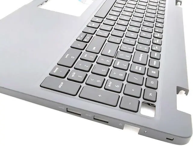 Alt view image 5 of 5 - Replacement Upper Case Palmrest for Dell Latitude 15 3540 E3540 Series Laptop Top Cover Non-Backlit Keyboard Assembly DVR0W 0DVR0W Gray (with Non-Backlit)
