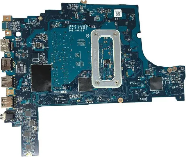 Alt view image 2 of 7 - 0FVP0F FVP0F Replacement for Dell Vostro 3400 3500 Motherboard GDI4A LA-K034P Mainboard System Board Pentium Gold 7505 Processor,Test OK