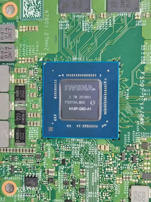 Alt view image 3 of 5 - Replacement Laptop Motherboard System Board CPU Mainboard for Dell G3 3500 SRH8R i5-10400H 19795-1 RTX1650TI 0K71017 K71017 Test OK