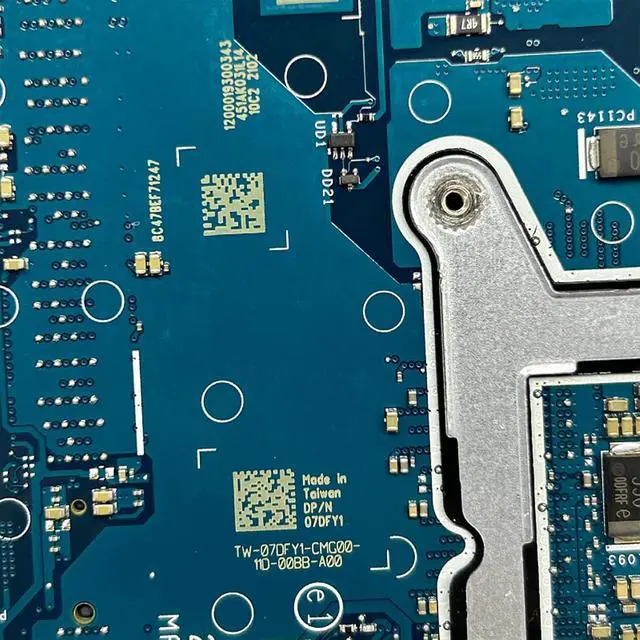 Alt view image 4 of 5 - Replacement Laptop Motherboard System Board CPU Mainboard for Dell Precision 3550 SRGKX i5-10310U LA-J451P N19M-Q1-A1 07DFY1 7DFY1 CN- 07DFY1 Test OK