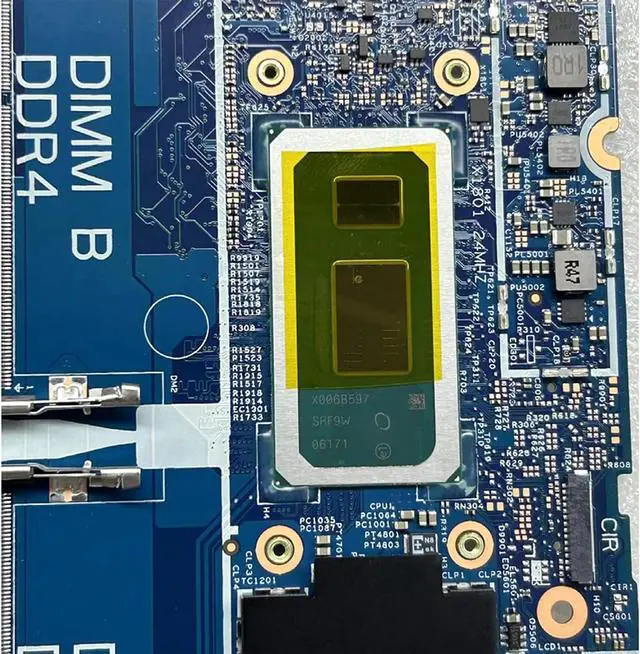Alt view image 5 of 5 - Replacement Laptop Motherboard System Board CPU Mainboard for Dell Latitude 5300 SRF9W i5 i7-8665U 8TH 18780-1 05F136 5F136 Test OK