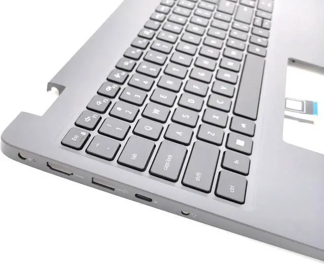 Alt view image 4 of 5 - Replacement Upper Case Palmrest for Dell Latitude 15 3540 E3540 Series Laptop Top Cover Non-Backlit Keyboard Assembly DVR0W 0DVR0W Gray (with Non-Backlit)