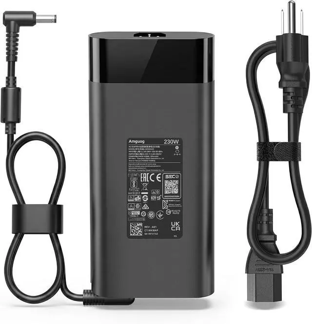 Main image of 230W 19.5V 11.8A Charger Compatible with HP Omen 16 (4.5x3.0mm)