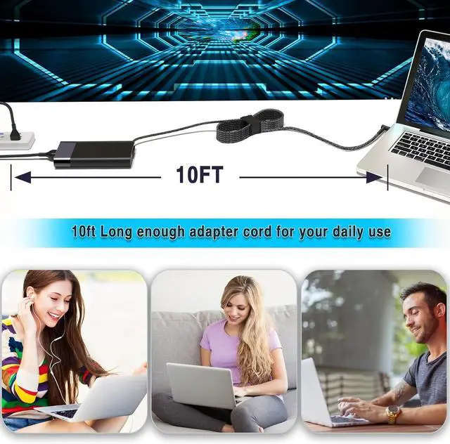 Alt view image 6 of 7 - WZXHU 200W Laptop Charger for HP ZBook Fury Create Studio 15 17 G7 G8