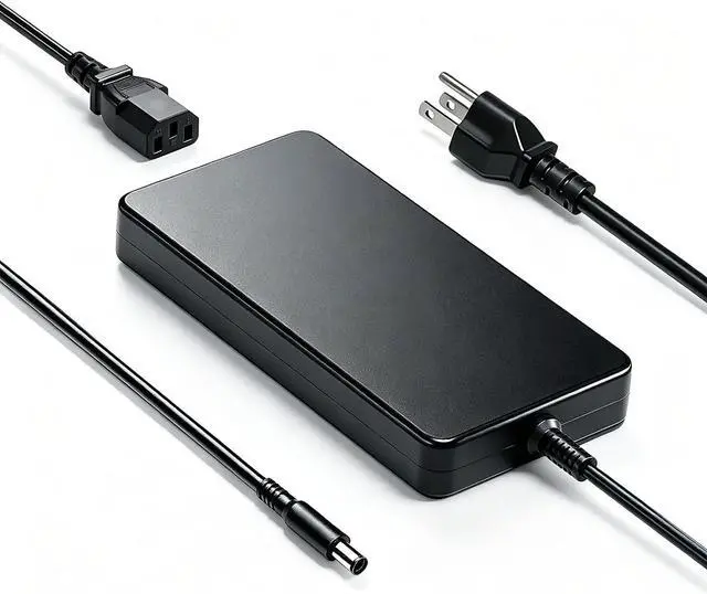 Main image of 240W 19.5V12.31A 7.4mm5.0mm RoundTip Laptop Charger Compatible with Dell G15 5510 5511 5520 5530 G16 G7 G5 G3 Alienware M15 R7 M17 R5 LA240PM180 PA-9E AC Power Adapter