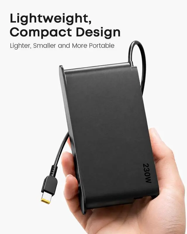 Alt view image 4 of 6 - 230W Laptop Charger Fit for Lenovo Legion 5 7i LOQ 15 ADL230SDC3A