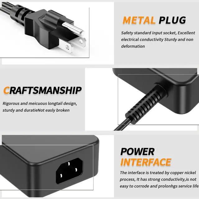 Alt view image 5 of 7 - 330W 19.5V 16.92A AC Laptop Charger Compatible with Acer Predator Helios 16 18 300 500 700 Neo 16 18 Triton 14 17X 300 500 Nitro 16 17 Power Supply Adapter