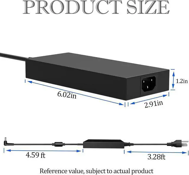 Alt view image 5 of 7 - 240W AC Adapter Compatible with Chicony A20-240P2A MSI Katana 15 17 HX B13V