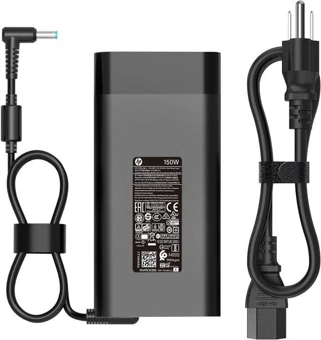 Alt view image 2 of 7 - 150W Laptop Charger Compatible with HP Zbook 15 16 17 15u 15v G3 G4 G5 G6 G7 G8 G9 Studio Firefly 15 G4 G5 G7 G8 G9 G10 G11 Victus 15 OMEN by 15 17 Pavilion Gaming 15 17 AC Adapter Power Supply Cord