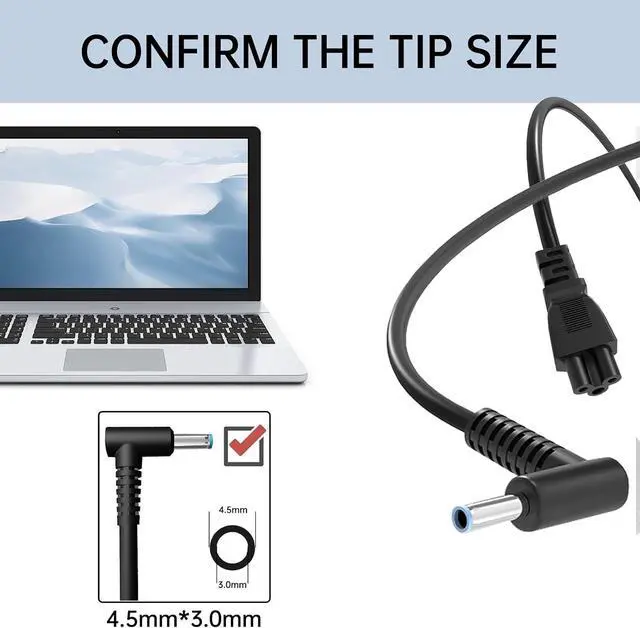 Alt view image 4 of 7 - 150W Laptop Charger Compatible with HP Zbook 15 16 17 15u 15v G3 G4 G5 G6 G7 G8 G9 Studio Firefly 15 G4 G5 G7 G8 G9 G10 G11 Victus 15 OMEN by 15 17 Pavilion Gaming 15 17 AC Adapter Power Supply Cord