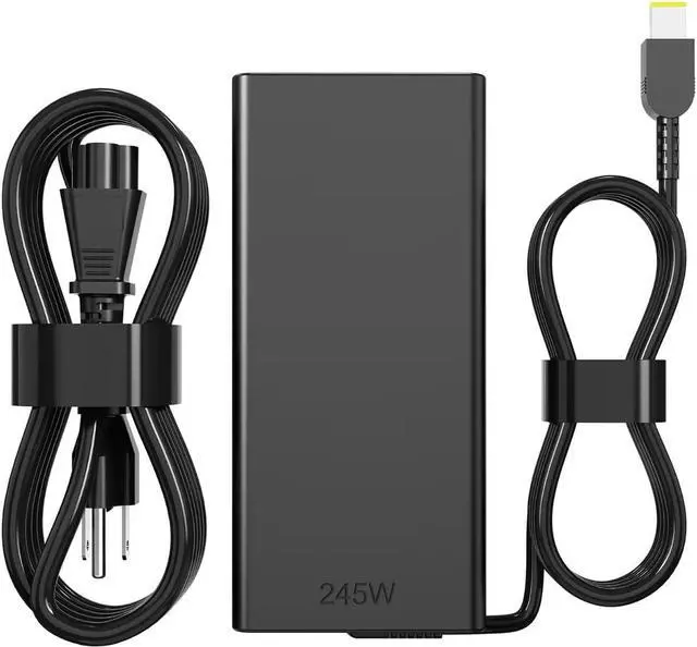 Main image of 245W 20V 12.25A Yellow Slim Square Tip Gaming Laptop Charger Compatible with Lenovo Legion 5 Pro 5 5i 7 7i 16IAX10H 16AGP11 16AFR10 15IRX10 15IAX11 15AHP10 LOQ 15 16 ADL245SLC3A ADL245SDC3A