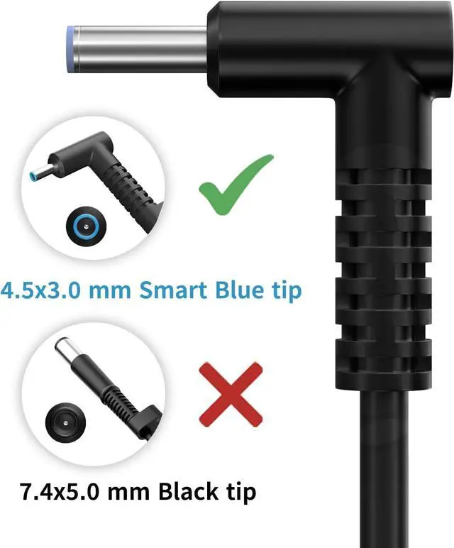 Alt view image 4 of 7 - 230W 19.5V 11.8A AC Power Adapter Fit for HP Omen 15 16 17 Omen Transcend 16 Victus 15 16 ZBook Fury 16 G8 G9 G10 ZBook 15 G7 G8 M41303-001 TPN-DA12 N22367-001 Laptop Charger