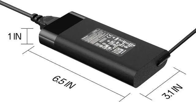 Alt view image 5 of 7 - 230W 19.5V 11.8A AC Power Adapter Fit for HP Omen 15 16 17 Omen Transcend 16 Victus 15 16 ZBook Fury 16 G8 G9 G10 ZBook 15 G7 G8 M41303-001 TPN-DA12 N22367-001 Laptop Charger