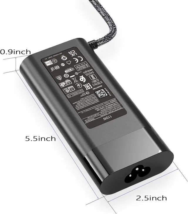 Alt view image 4 of 6 - 110W 100W USB C Charger for HP ZBook Firefly 14 16 G9 G10 G11