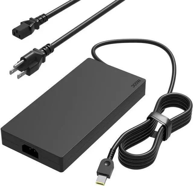 Main image of New Slim 300W AC Adapter Compatible with Lenovo Legion Pro 7 5 5i 7i 9i Legion 5 7 S7 5P S7 Slim 7 5 Y920 Y740 Y730 Y545 Y540 R720 Y7000 R9000 Y9000 LOQ 17 Laptop Replacement Charger