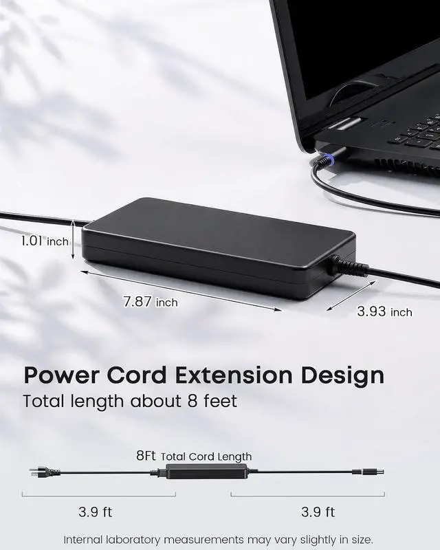 Alt view image 3 of 6 - 240W Charger Compatible with Dell Alienware M15 M17 X15 X16 Laptop