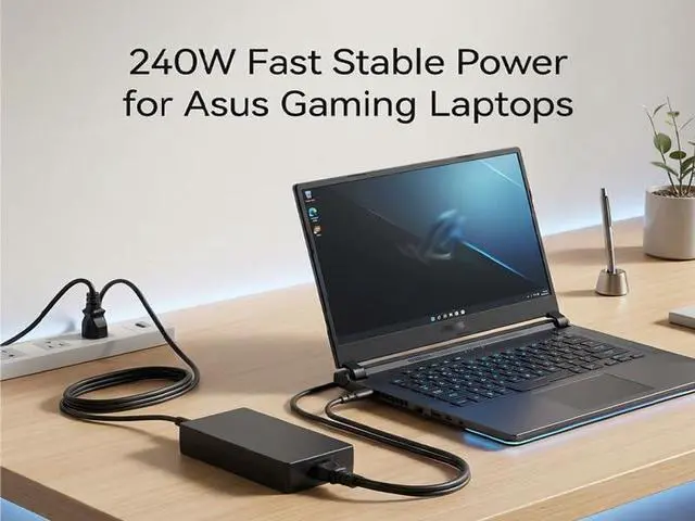 Alt view image 5 of 6 - 240W Laptop Charger for ASUS ROG Zephyrus G14 G15 G16 Series