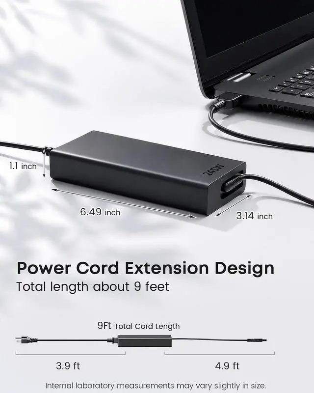 Alt view image 3 of 6 - 245W Charger Compatible with Lenovo Legion 5 LOQ 15 17 ADL245SDC3A
