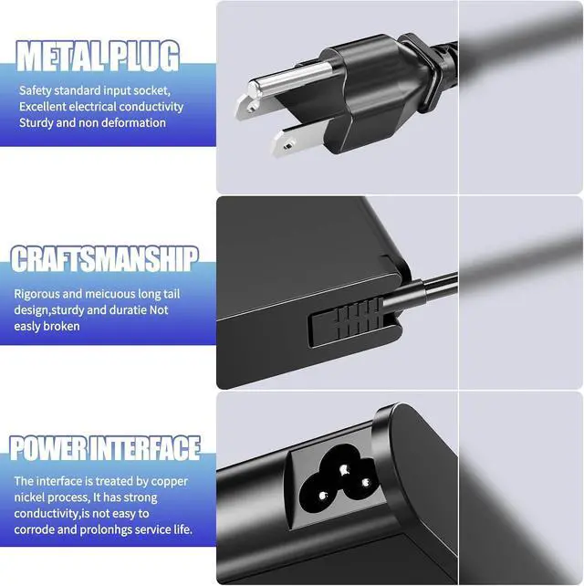 Alt view image 5 of 6 - 140W 28V 5A USB-C AC Laptop Charger Compatible with Lenovo ThinkPad Series