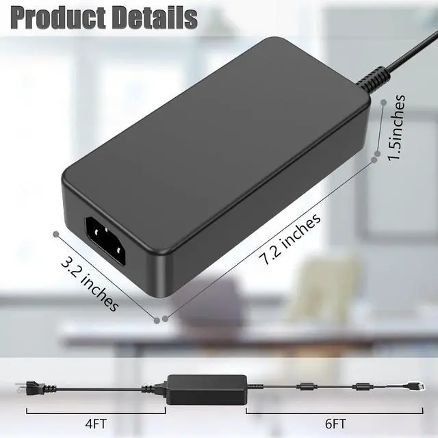 Alt view image 3 of 7 - 400W 20V 20A Laptop Charger Compatible with MSI Titan Raider Vector Series