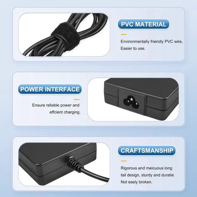 Alt view image 5 of 6 - 20V 11.5A 230w Charger Compatible with Msi GS66 GS76 WS66 WS76 Creator 15 17 xpg Xenia 15g 2023 Laptop Charger A17-230P1B A230A038P