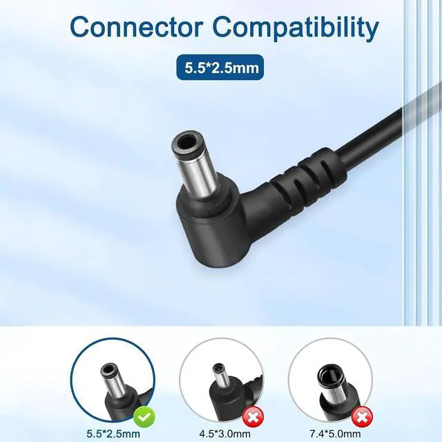 Alt view image 6 of 6 - 20V 11.5A 230w Charger Compatible with Msi GS66 GS76 WS66 WS76 Creator 15 17 xpg Xenia 15g 2023 Laptop Charger A17-230P1B A230A038P