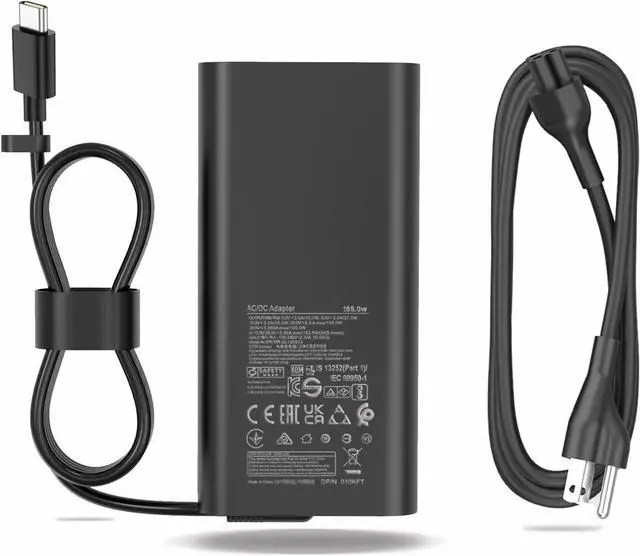 Main image of 165W USB-C Gan Adapter Compatible with DELL Pro Max 16/18 ma16250 mb16250