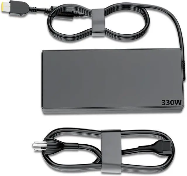 Main image of Slim 330W Laptop Charger Replacement for Lenovo Legion Pro 9 9i 7 7i 5i 5 Gen 16IRX8 16IRX9 RTX 4070 4080 4090 ThinkPad Gaming Yoga AIO 7 ADL330SDC3A GX21M50608 20V 16.5A Power Supply Cord AC Adapter