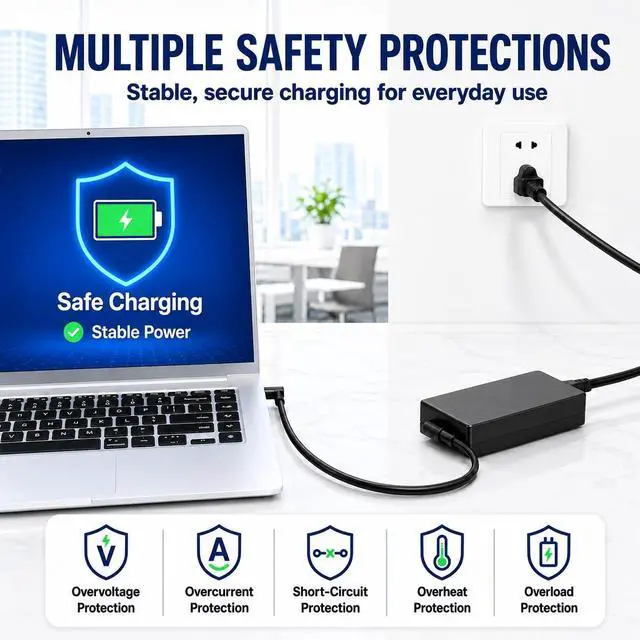 Alt view image 6 of 6 - 200W Charger Fit for ASUS ROG Strix G15 TUF Dash F15 Zephyrus G14 6.0x3.7mm