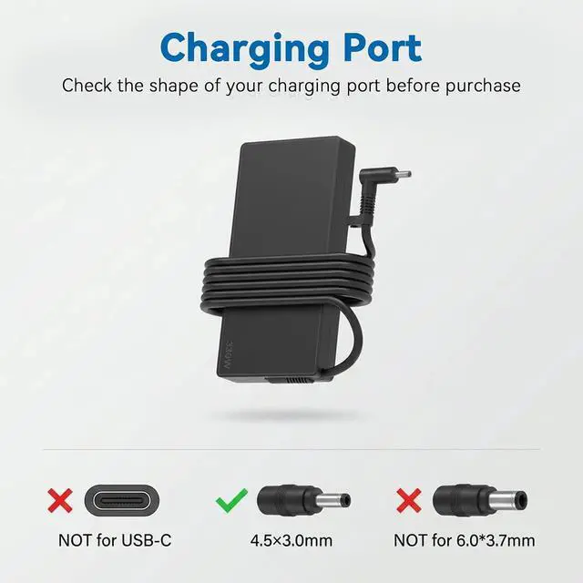 Alt view image 6 of 7 - 330W ADP-330BB BF AC Adapter for HP OMEN MAX 17 16 ZBook X 16 G1i Fury 18