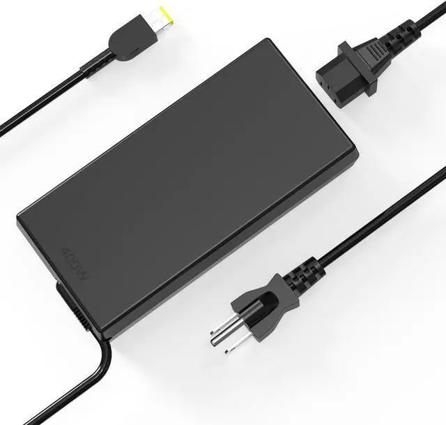 Main image of Slim 400W 20V 20A AC Charger Compatible with Lenovo ADL400SDC3A ADL400SCC3A, Legion Y9000P R9000P Y9000X R9000K Y7000P R7000P Y7000 2025, Legion Pro 7i 7 9i Gen 10 Laptop Power Adapter