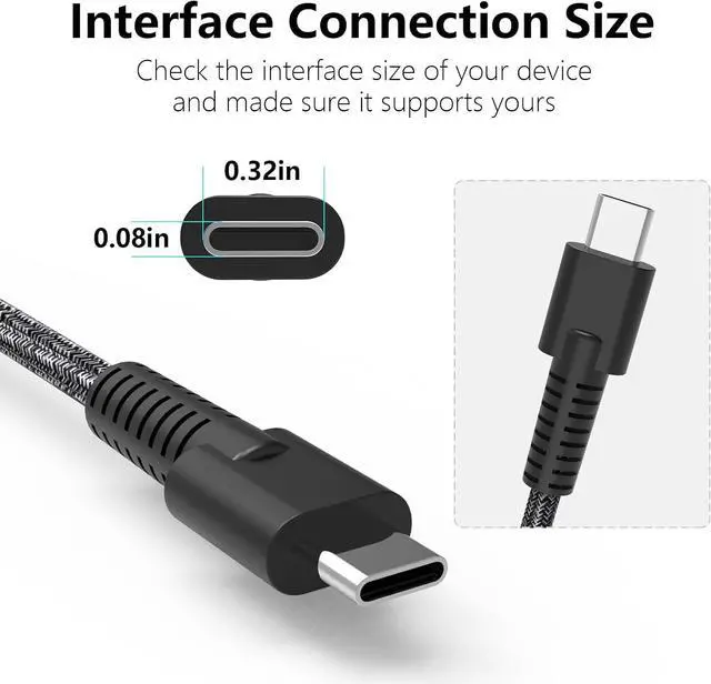 Alt view image 5 of 5 - Slim 140W USB-C Charger Compatible with Lenovo ThinkBook Yoga Legion