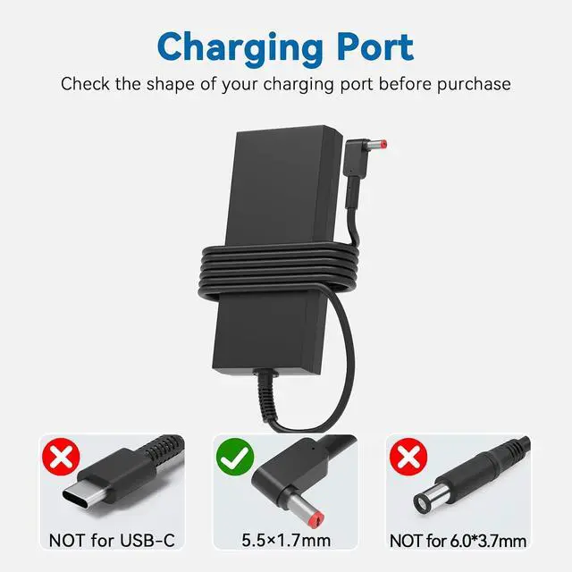 Alt view image 6 of 7 - 230W Charger for Acer Predator Helios Neo 16S 18 AI PHN16S-71,Nitro 16S 17