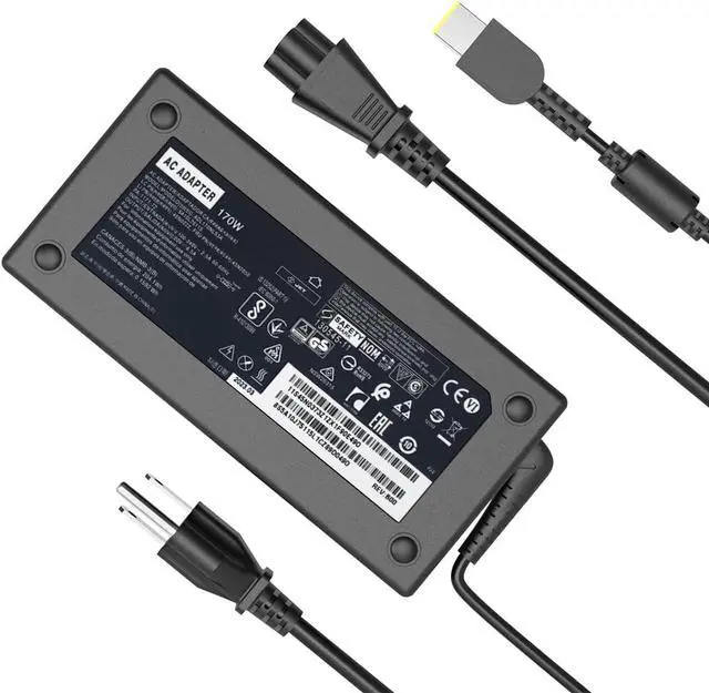 Alt view image 2 of 5 - 170W Laptop Charger for Lenovo Thinkpad P50 P51 P52 P53 P73 P15 P17