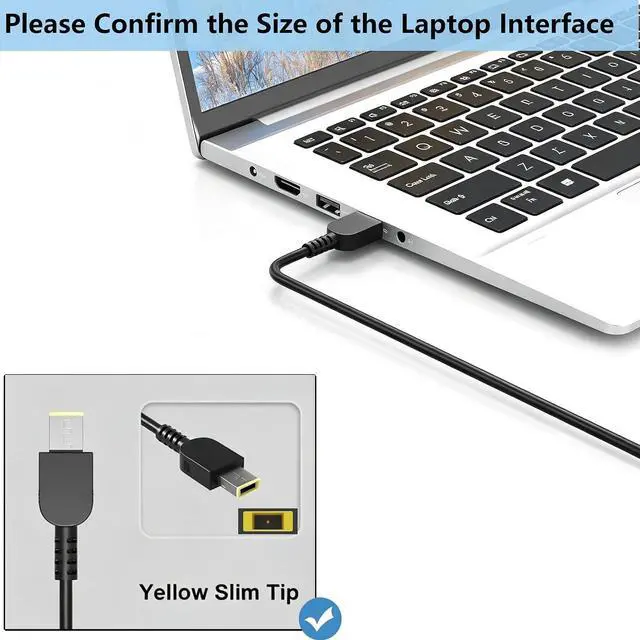 Alt view image 6 of 6 - 245W Slim Charger fit for Lenovo Legion 5 5i 7i Pro 515" 16" ADL245SLC3A