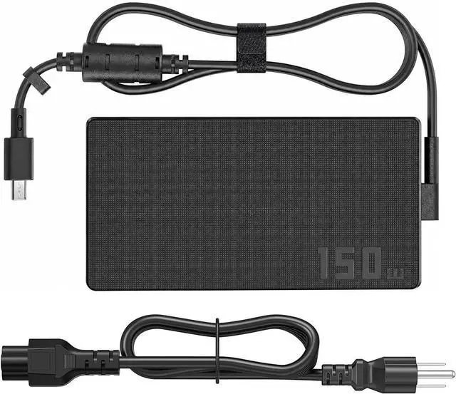 Alt view image 2 of 7 - 150W Laptop Charger Compatible with ASUS V16 Gaming Laptop V3607VU-DS76 V3607VJ-DS76 V3607VM-ES74, 20V 7.5A Rectangle Conn AC Power Supply Adapter Cord